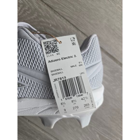 Adidas Men\'s Adizero Electric 2.0 TPU TD Baseball Cleats Size: 9 main image 6